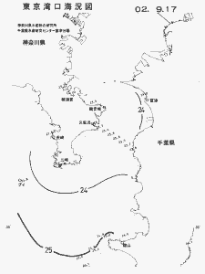 東京湾口海況図(2002/09/17)