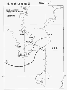 東京湾口海況図(2002/11/01)