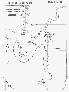 東京湾口海況図(2002/11/06)