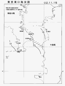 東京湾口海況図(2002/11/15)