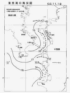 東京湾口海況図(2002/11/18)