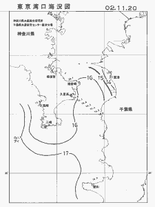 東京湾口海況図(2002/11/20)