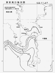 東京湾口海況図(2002/11/27)