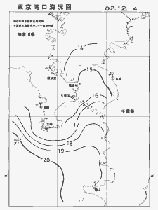 東京湾口海況図(2002/12/04)