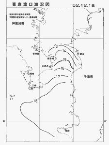 東京湾口海況図(2002/12/18)
