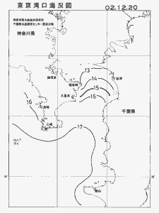 東京湾口海況図(2002/12/20)