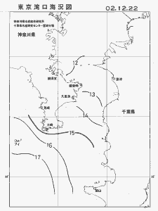 東京湾口海況図(2002/12/22)