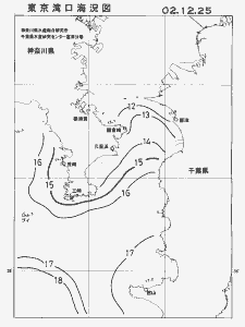 東京湾口海況図(2002/12/25)