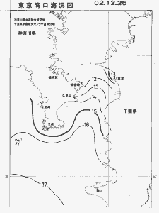 東京湾口海況図(2002/12/26)