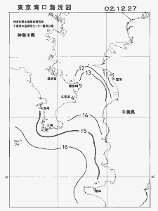 東京湾口海況図(2002/12/27)