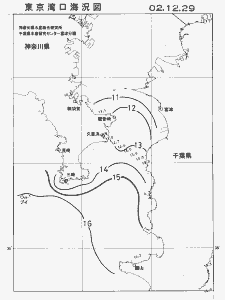東京湾口海況図(2002/12/29)