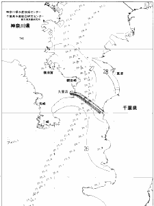 東京湾口海況図(2020/08/13)