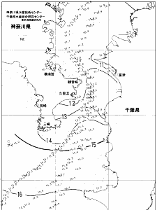 東京湾口海況図(2022/01/12)
