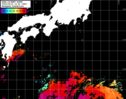 NOAA人工衛星画像:黒潮域, パス=20240421 13:40 UTC