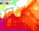 NOAA人工衛星画像:黒潮域, 1週間合成画像(2024/04/15～2024/04/21UTC)