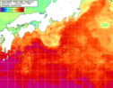 NOAA人工衛星画像:黒潮域, 1週間合成画像(2024/04/17～2024/04/23UTC)