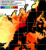 NOAA人工衛星画像:神奈川県近海, 1日合成画像(2024/04/27UTC)