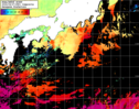 NOAA人工衛星画像:黒潮域, 1日合成画像(2024/04/27UTC)
