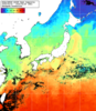 NOAA人工衛星画像:日本全域, 1週間合成画像(2024/04/22～2024/04/28UTC)