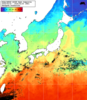 NOAA人工衛星画像:日本全域, 1週間合成画像(2024/04/23～2024/04/29UTC)
