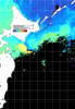 NOAA人工衛星画像:親潮域, 1日合成画像(2024/05/01UTC)