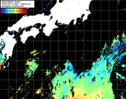 NOAA人工衛星画像:黒潮域, 1日合成画像(2024/05/07UTC)