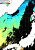 NOAA人工衛星画像:日本海, パス=20240508 12:11 UTC