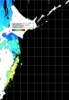 NOAA人工衛星画像:親潮域, 1日合成画像(2024/04/09UTC)
