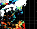 NOAA人工衛星画像:黒潮域, パス=20240412 13:06 UTC
