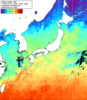 NOAA人工衛星画像:日本全域, 1週間合成画像(2024/04/07～2024/04/13UTC)