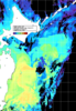 NOAA人工衛星画像:親潮域, 1日合成画像(2024/04/13UTC)