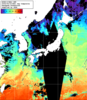 NOAA人工衛星画像:日本全域, 1日合成画像(2024/04/15UTC)