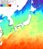 NOAA人工衛星画像:日本全域, 1週間合成画像(2024/04/09～2024/04/15UTC)