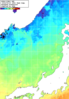NOAA人工衛星画像:日本海, 1週間合成画像(2024/04/10～2024/04/16UTC)