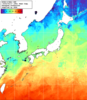 NOAA人工衛星画像:日本全域, 1週間合成画像(2024/04/11～2024/04/17UTC)