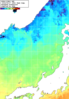 NOAA人工衛星画像:日本海, 1週間合成画像(2024/04/11～2024/04/17UTC)