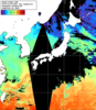 NOAA人工衛星画像:日本全域, 1日合成画像(2024/04/18UTC)