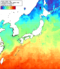 NOAA人工衛星画像:日本全域, 1週間合成画像(2024/04/14～2024/04/20UTC)