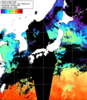 NOAA人工衛星画像:日本全域, 1日合成画像(2024/04/22UTC)