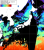 NOAA人工衛星画像:日本全域, 1日合成画像(2024/04/23UTC)