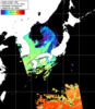 NOAA人工衛星画像:日本全域, パス=20240424 12:48 UTC