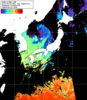NOAA人工衛星画像:日本全域, 1日合成画像(2024/04/24UTC)