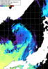 NOAA人工衛星画像:日本海, 1日合成画像(2024/04/24UTC)