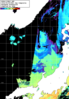 NOAA人工衛星画像:日本海, 1日合成画像(2024/04/25UTC)