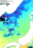 NOAA人工衛星画像:日本海, 1週間合成画像(2024/04/20～2024/04/26UTC)