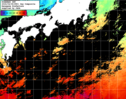 NOAA人工衛星画像:黒潮域, 1日合成画像(2024/04/08UTC)
