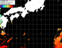 ひまわり人工衛星:黒潮域,07:59JST,1時間合成画像