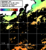 ひまわり人工衛星:神奈川県近海,23:59JST,1時間合成画像