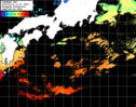 ひまわり人工衛星:黒潮域,21:59JST,1時間合成画像