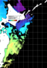 ひまわり人工衛星:親潮域,03:59JST,1時間合成画像